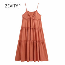 Load image into Gallery viewer, v neck sling dress