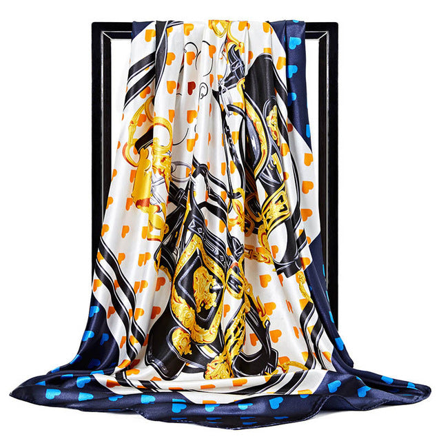 Luxury Brand Silk Scarf