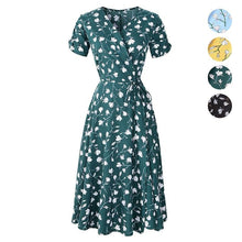 Load image into Gallery viewer, Summer Print Floral Dress
